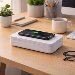 Samsung UV Sanitizer w/ Wireless Charging | Phone, Earbuds, Glasses | New in Box